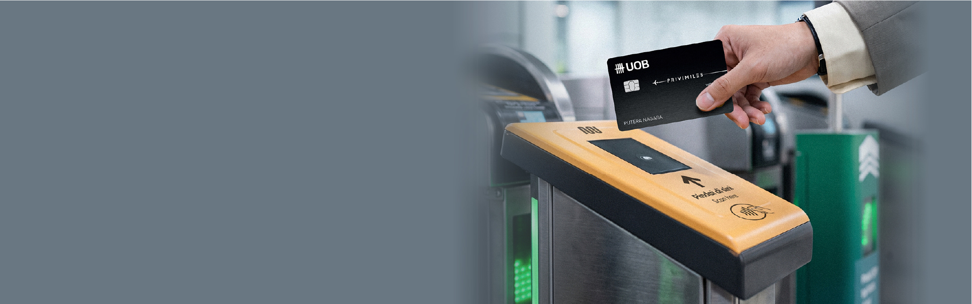 Tap to Pay on Your MRT Trip!