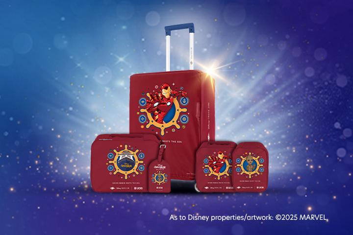 /Luggage Set bertema Marvel