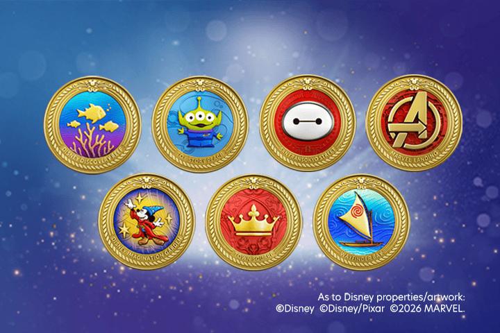 /Pin Medali Terinspirasi Disney Adventure
