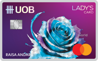 Kartu Kredit UOB Lady's Card<br><i>Unstoppable Together</i>