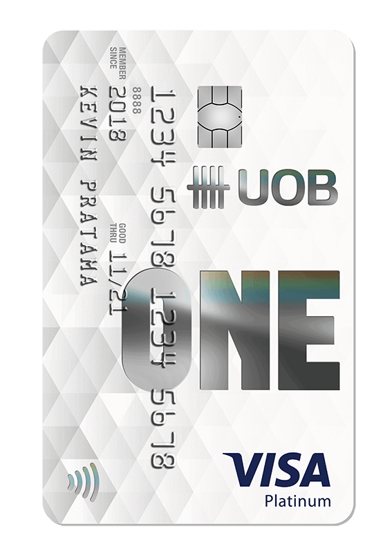 Ones visa. UOB one Card. One Card.