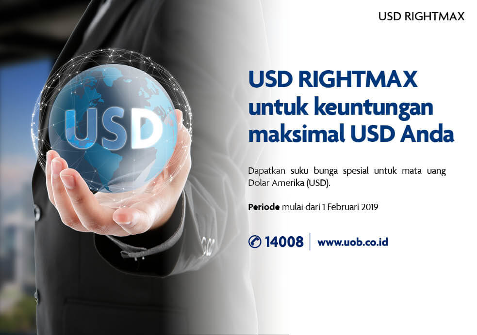 USD RIGHTMAX untuk keuntungan maksimal USD Anda