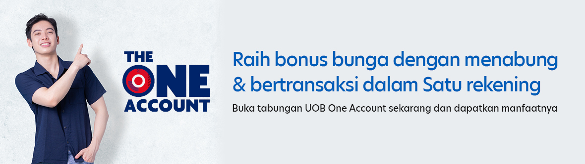 UOB One Account adalah tabungan yang memberikan kemudahan bertransaksi